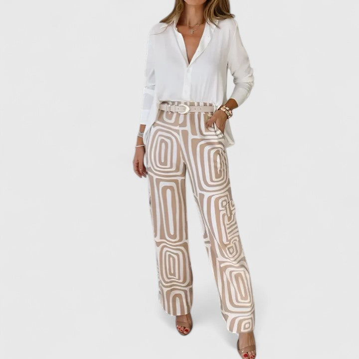 Aspen | Elegant Two-Piece Set (Includes a Free Belt)