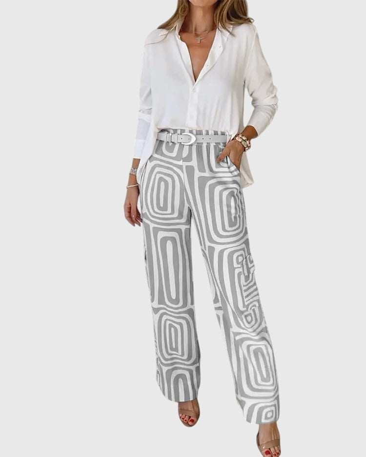 Aspen | Stylish Pants + Free Blouse & Belt
