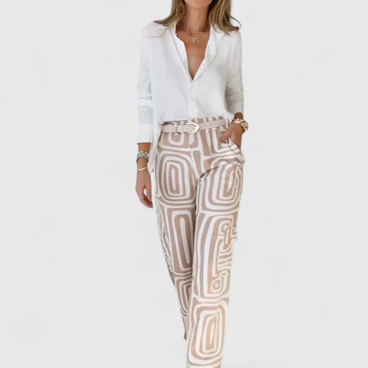 Aspen | Elegant Two-Piece Set (Includes a Free Belt)