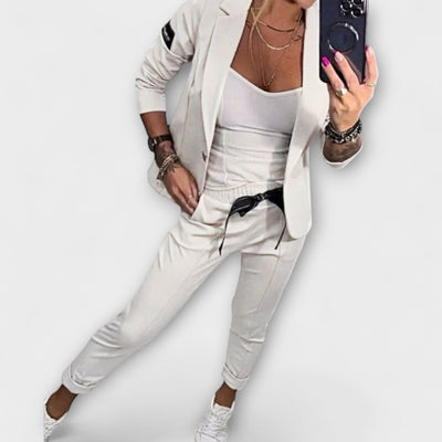Aspen | Elegant Set of Top, Jacket, and Pants