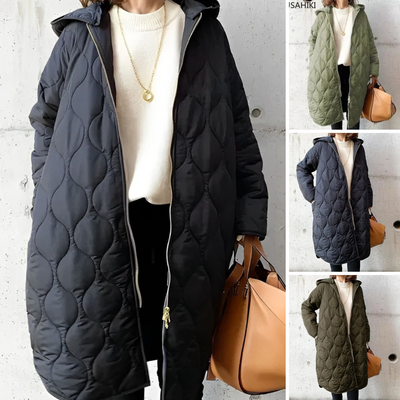 PRISCILLA™ | Parka with Hood and Refined Details
