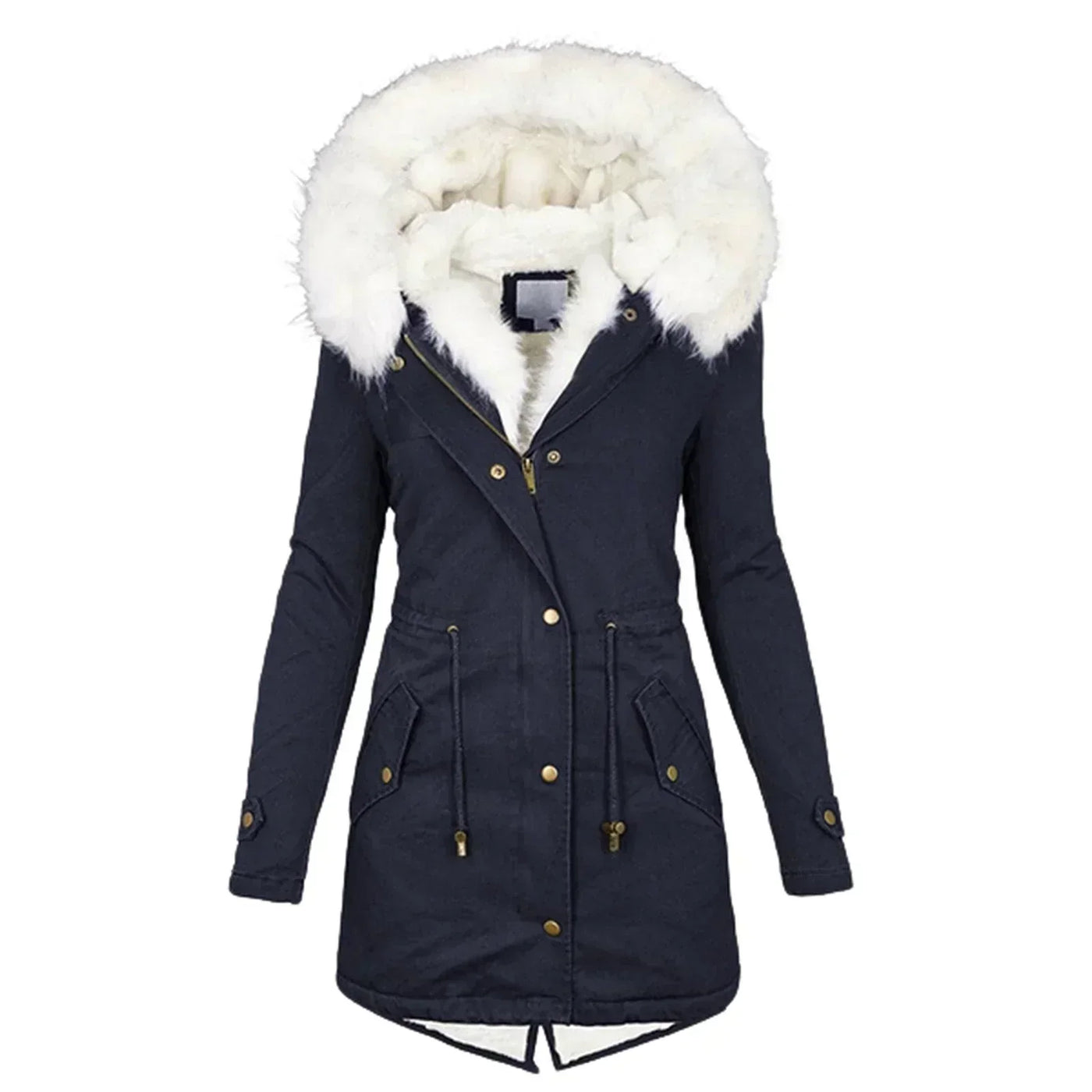 Giulia – Winter Coat with Faux Fur Lining