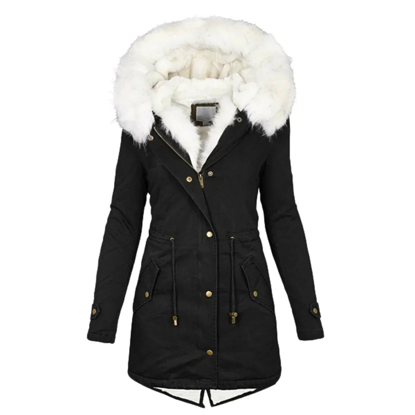 Giulia – Winter Coat with Faux Fur Lining