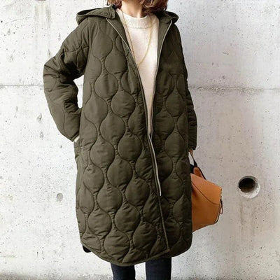 PRISCILLA™ | Parka with Hood and Refined Details