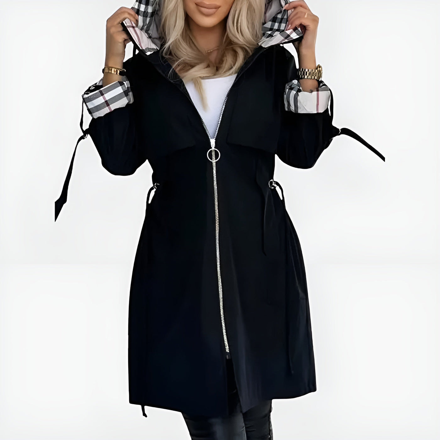 Aurélie | Women’s Coat with Front Zipper