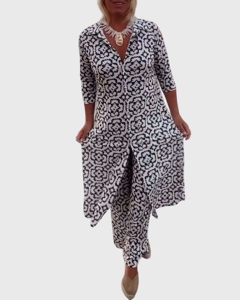 Aspen | Elegant Vintage Two-Piece Set